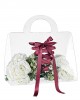 FLOWER PLASTIC BAG WITHOUT RIBBON 40X40